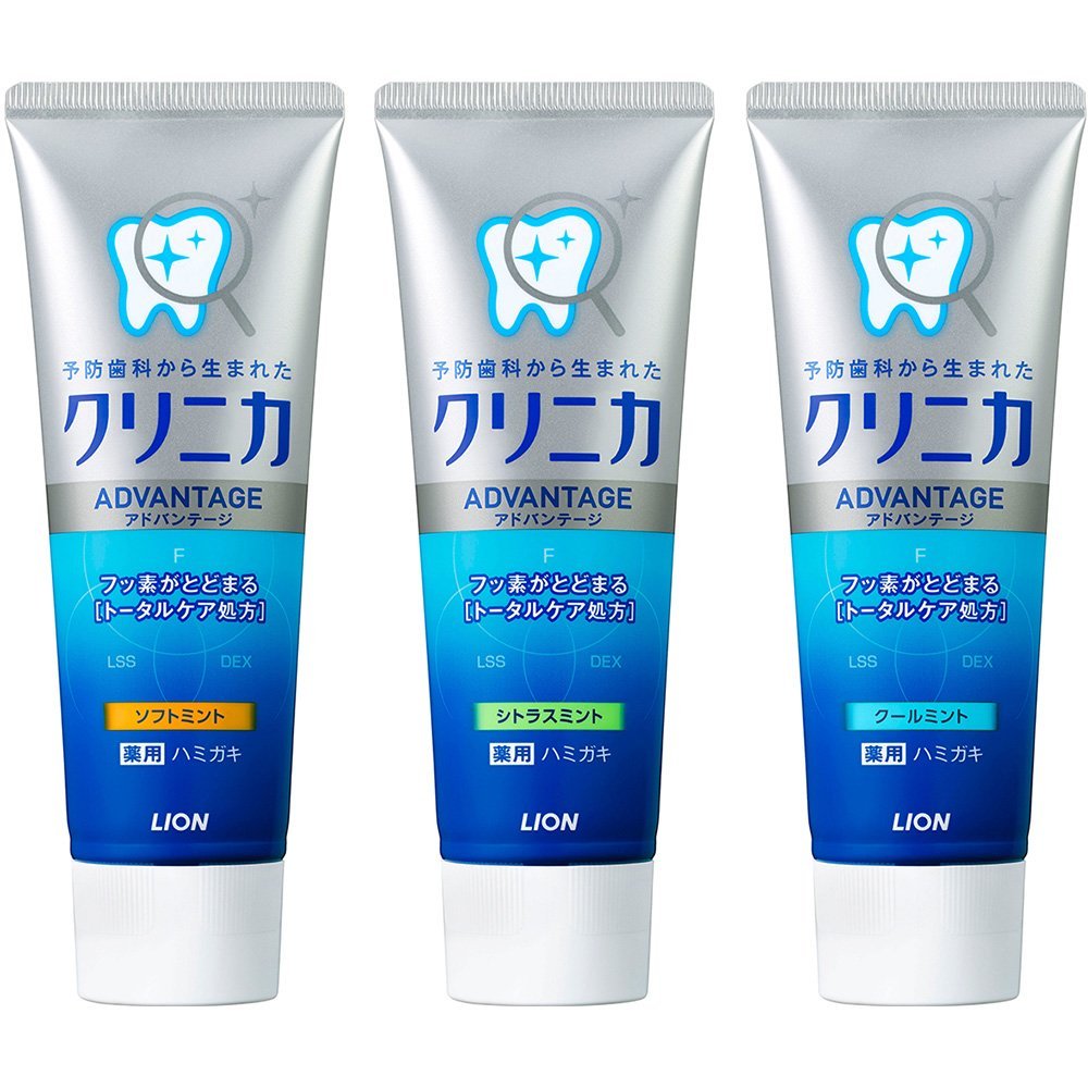 Teeth Whitening Japan - 3PCS Japan Lion Clinica Mint Toothpaste