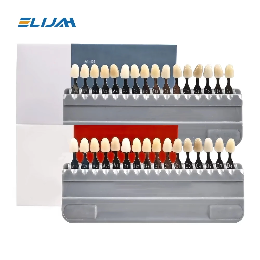 Teeth Whitening Shade Guide - ELIJAH Master Dental Bleach Shade Guide