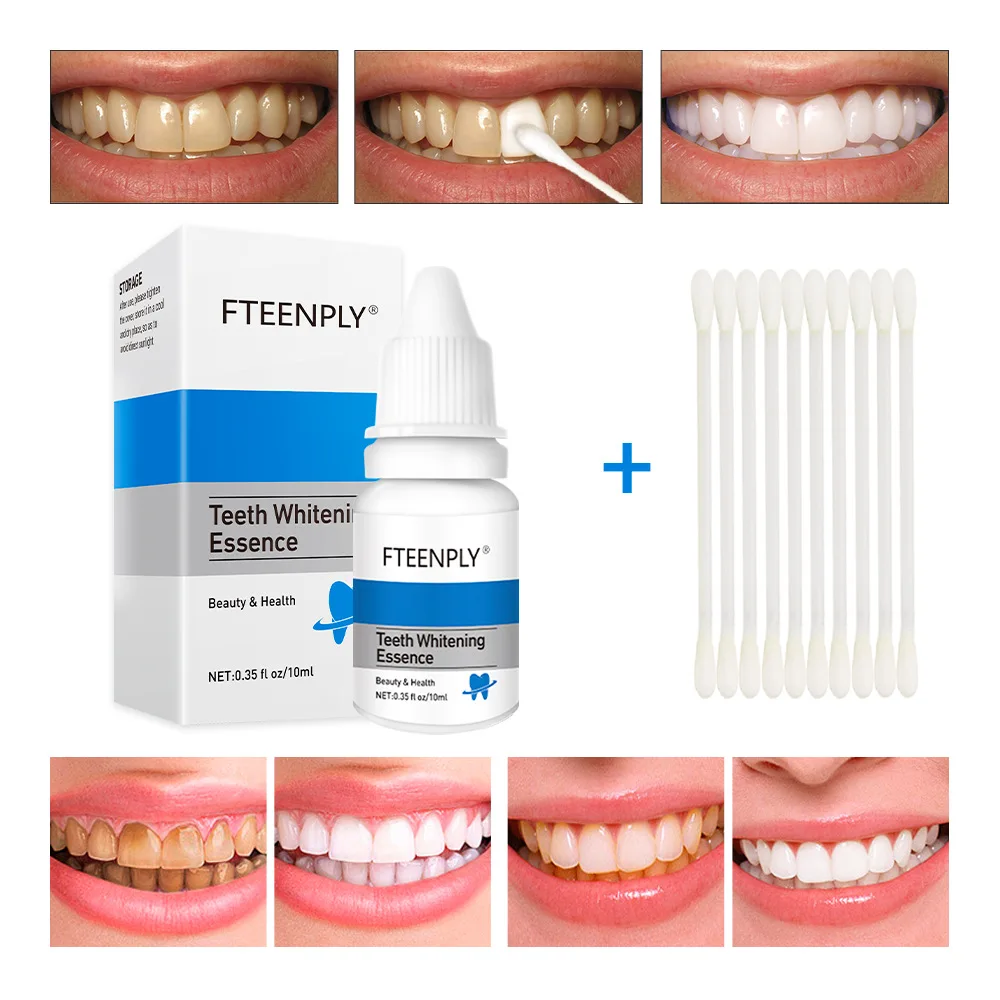 Teeth Whitening Ingredients - FTEENPLY Teeth Whitening Essence Powder Oral