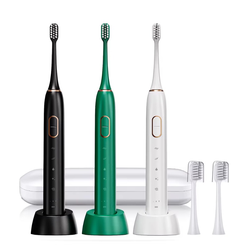 Teeth Whitening In Office - Sonic Electric Toothbrush with 2 Heads