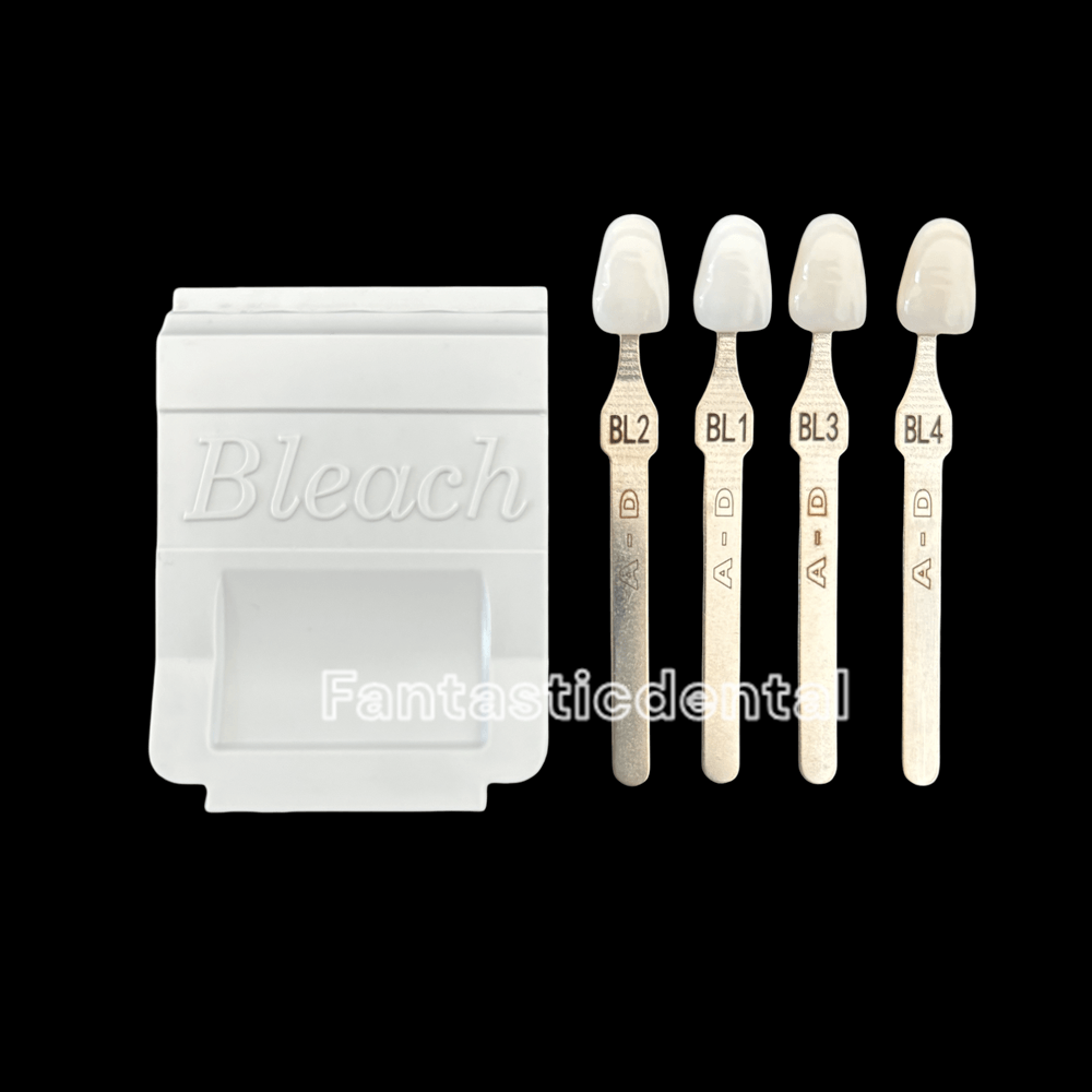 4 Colors Dental Bleached Shade - Teeth Whitening Shade Guide review and price