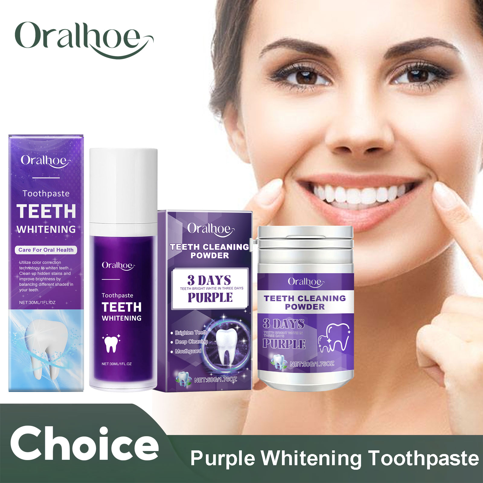 Purple Corrector Teeth Whiteni - Teeth Whitening Ingredients review and price