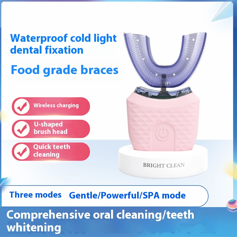 Electric U-Shaped Toothbrush f - Teeth Whitening Session review and price