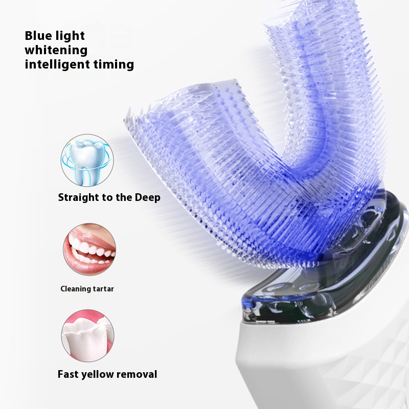 Electric U-Shaped Toothbrush f - Teeth Whitening Session review and price