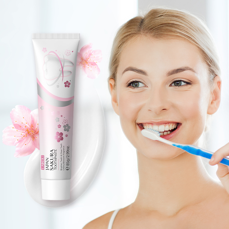 LAIKOU Japan Sakura Toothpaste - Teeth Whitening Japan review and price