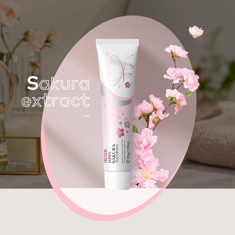 LAIKOU Japan Sakura Toothpaste - Teeth Whitening Japan review and price