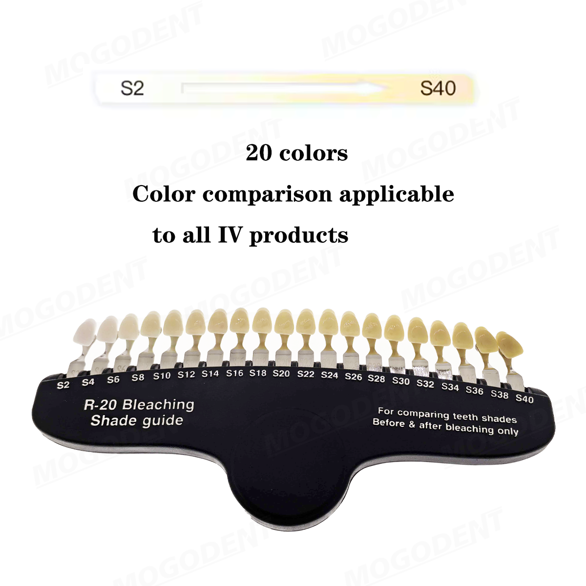 3D Master Dental Whitening Com - Teeth Whitening Shade Guide review and price