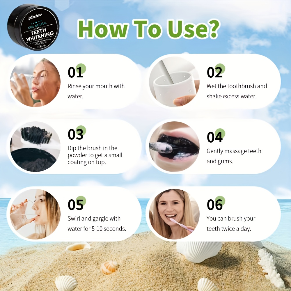 Vaclav activated charcoal teet - Teeth Whitening Filter review and price