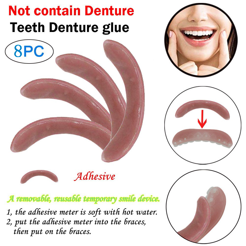 4/8 Pcs Whitening Braces Adhes - Teeth Whitening Strips review and price