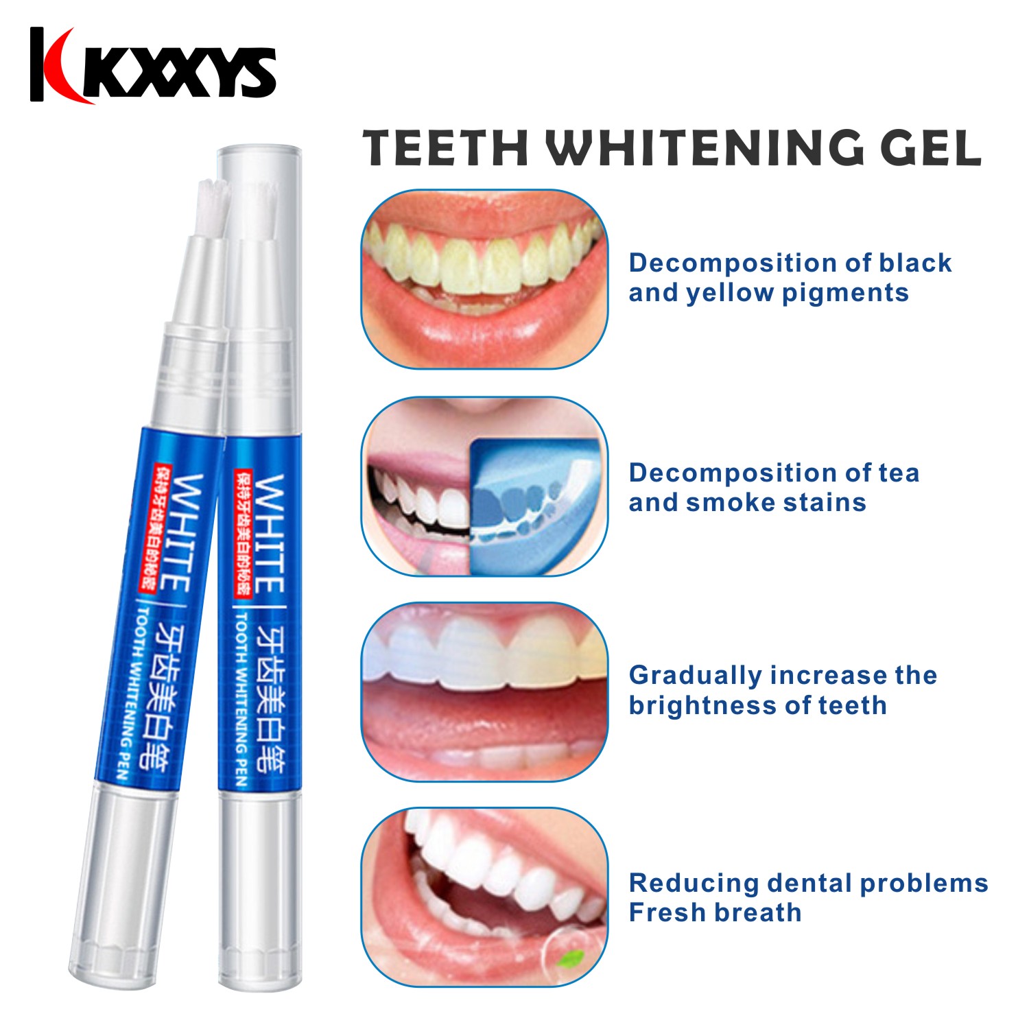 2pcs*3ml Popular White Teeth W - Teeth Whitening Pen review and price