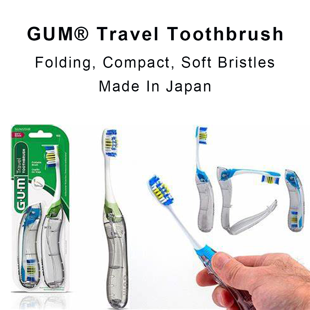 Gum Travel Toothbrush Folable  - Teeth Whitening Japan review and price
