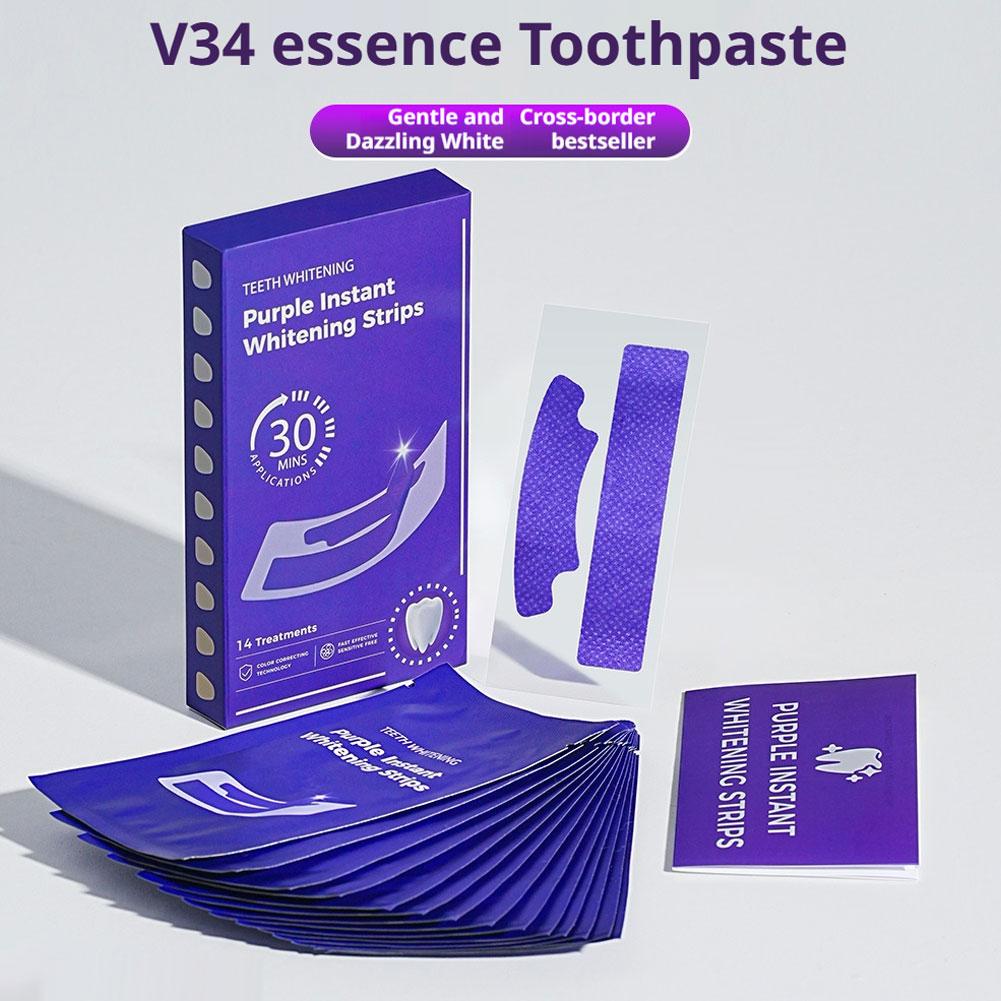 V34 Teeth Whitening Strips - E - Teeth Whitening In Office review and price