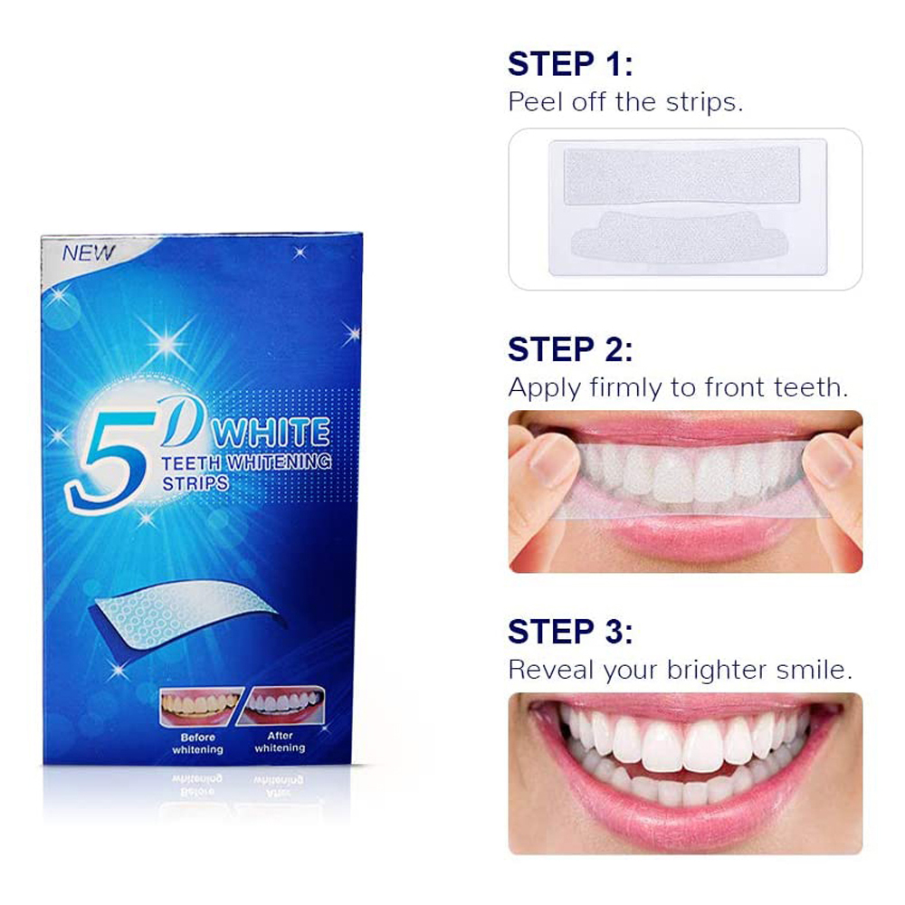 5D White Teeth Whitening Strip - Teeth Whitening In Office review and price
