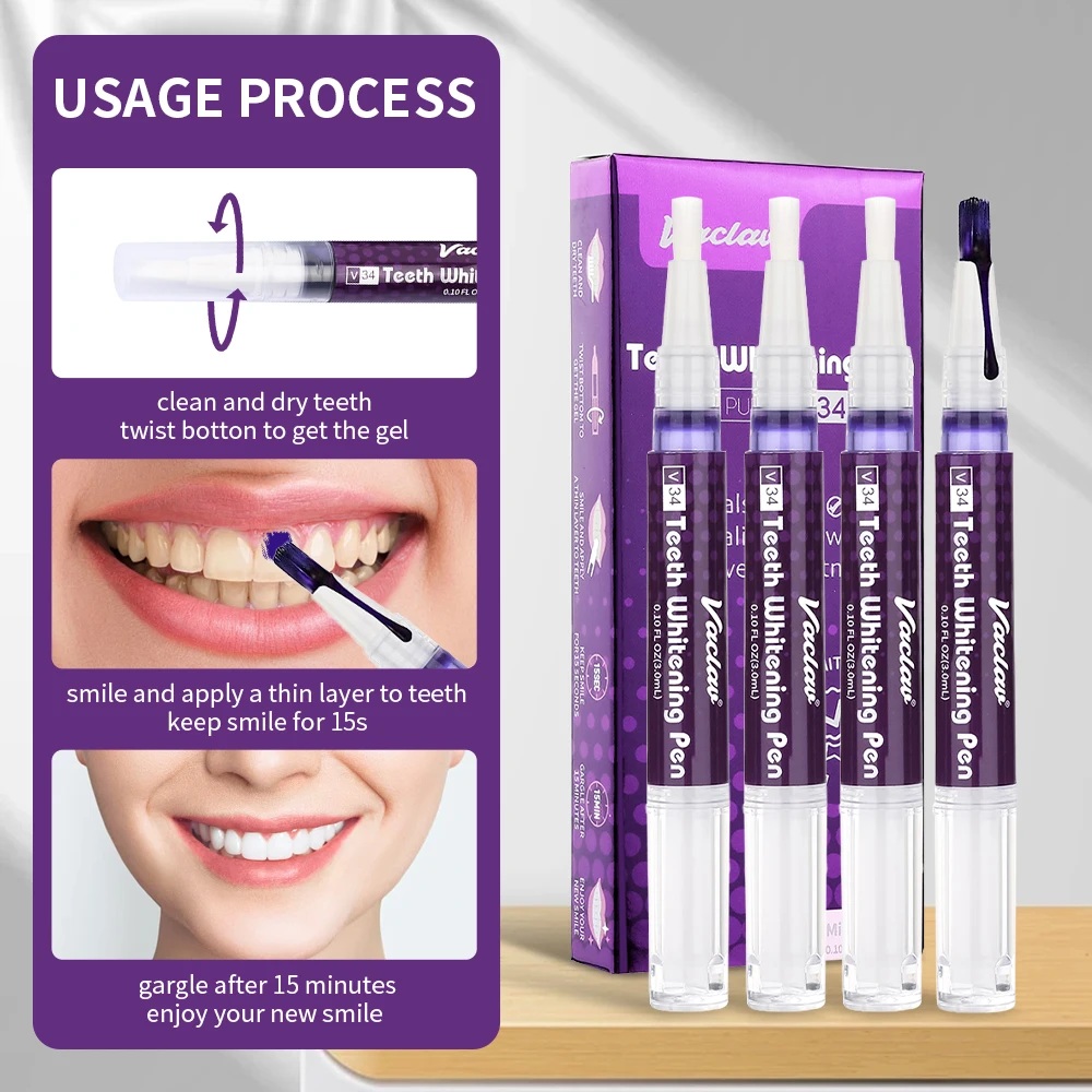 Vaclav V34 Purple teeth whiten - Teeth Whitening Ai review and price