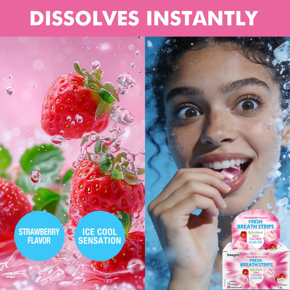 Breath Freshener Cool Strawber - Teeth Whitening In Office review and price